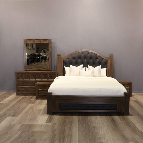 Royal Dakota 4 Pcs Tallboy and Dresser Bedroom Set - Picture 12 of 13