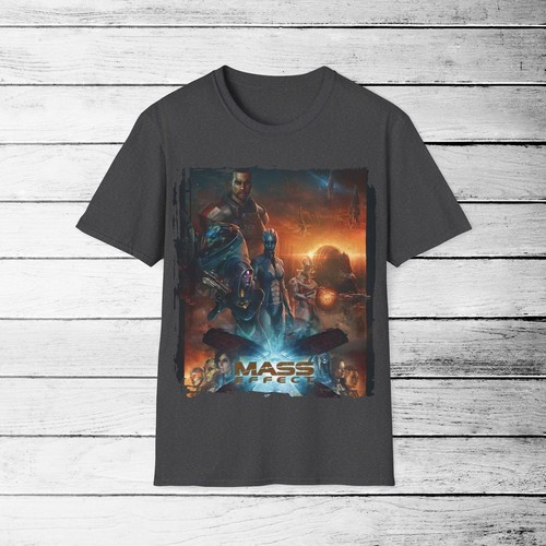 Unisex Gaming shirt Mass Effect / gamers tee - Picture 6 of 6