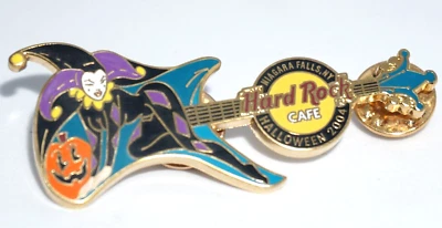 Hard Rock Cafe Pins : Vintage HRC Niagara Falls "HALLOWEEN 2004" Guitar - HTF - Image 1 of 2