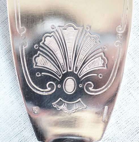 Christofle - couvert de service à poisson - métal argenté - modèle Vendôme - Picture 9 of 13