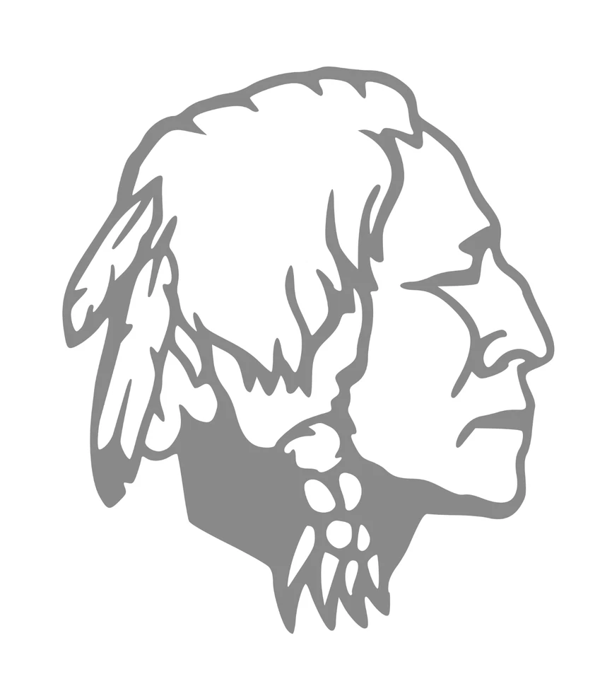 Indian Type B Native American Vinyl Decal Your Color Choice Sticker - Image 3 of 3