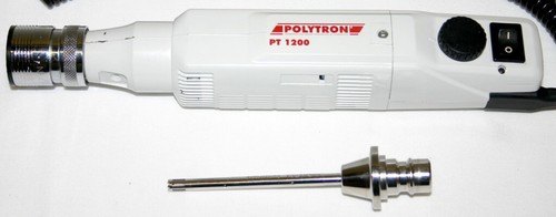 KINEMATICA POLYTRON PT 1200 C OMOGENEIZZATORE PORTATILE CON TESTA PT-DA 1205/2EC - Foto 3 di 11