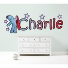 IN THE NIGHT GARDEN IGGLE PIGGLE PERSONALISED WALL STICKER decal art