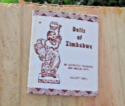 GROUP DOLLS OF ZIMBABWE 6 RURAL & URBAN WOMEN OF AFRICA STANDS & CERTIFICATES - Picture 4 of 10