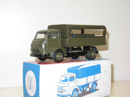 CIJ, Truck Saviem S7 Tarpaulin Military 2iem Version No Hook And Soldier Blue B - Picture 2 of 7