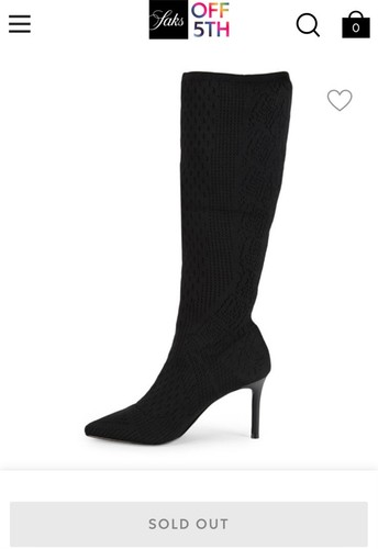 Stivali Anthropologie Charles David tacco a pompa stiletto vapore maglia elasticizzata 6,5 nuovi con scatola - Foto 6 di 14