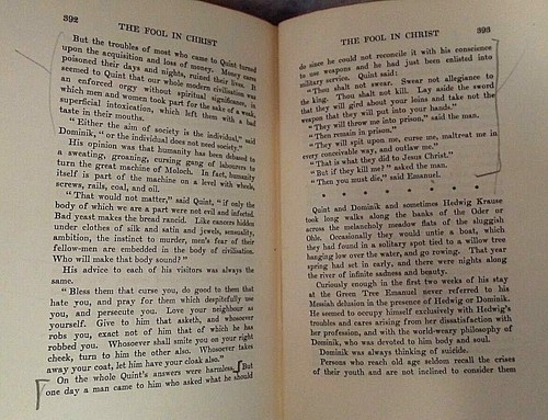 The Fool in Christ Emanuel Quint Gerhart Hauptmann 1926 English Hardcover - Picture 8 of 12