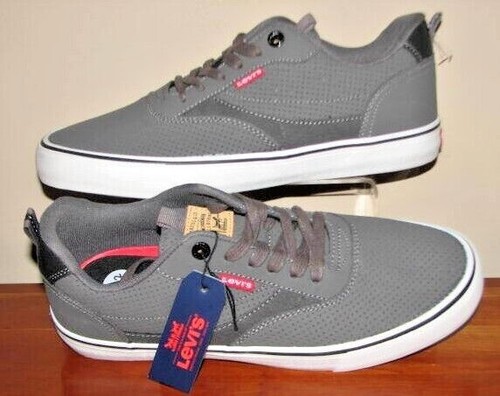 Levi Strauss Tennis Shoes Sneakers Men Gray Size  NEW Levis Comfort |  eBay