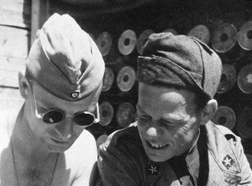 Gafas de sol repro de la Segunda Guerra Mundial alemanas concha de tortuga redondas MG Blendschutzgabrille años 40 de colección - Imagen 11 de 14