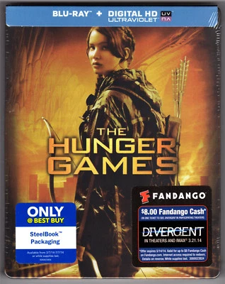 THE HUNGER GAMES BLU-RAY STEELBOOK NEU & OVP SEALED BEST BUY EXCLUSIVE (DENT) - Bild 1 von 3