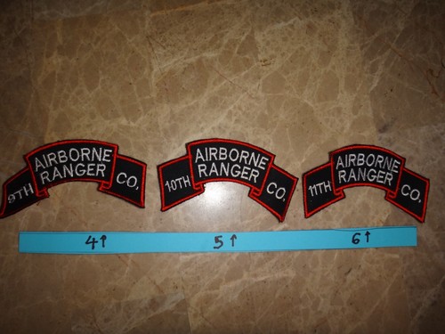 9 US AIRBORNE RANGER Company Patches @ $9/each scroll - Picture 4 of 5