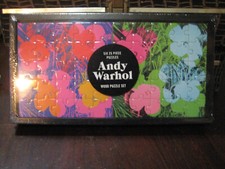 Andy Warhol Floral Wood Puzzle Set Six 25 Piece Puzzles
