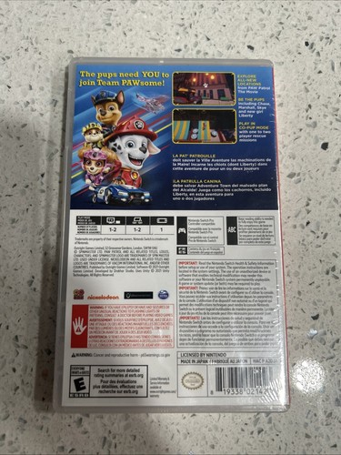 Paw Patrol The Movie Adventure City Calls (Nintendo Switch) - Picture 2 of 2