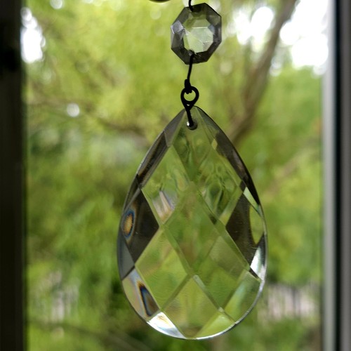 GROSSER Vintage 62 mm Kronleuchter Kristallglas Birne Träne Tropfen Teil (20 verfügbar) - Bild 2 von 5