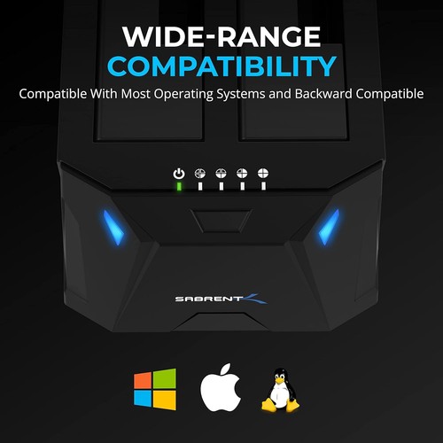 Externe Festplatten Dockingstation mit Duplikatorfunktion - Bild 8 von 9