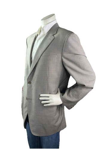 CANALI Luxus Designer Blazer Herren 42 L Hahnentritt Reine Wolle Made in Italy - Bild 4 von 13