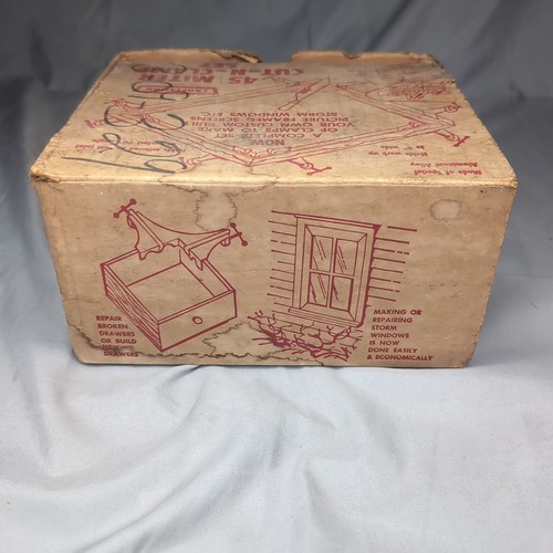 SEARS CRAFTSMAN 9 66614 45° MITER CUT-N-CLAMP 4 pc SET IN ORIGINAL BOX USA - Picture 7 of 8
