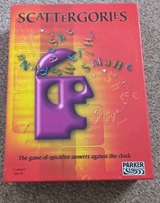 Scattergories Board Game - New & Sealed Contents In Opened Box