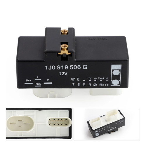 Radiator Fan Control Relay Motor Module 1J0919506G Accessories for Volkswagen VW - Picture 2 of 8