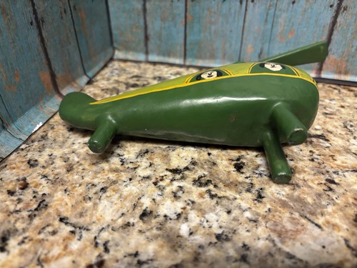 Raro elicottero zucca vintage popolare unico artistico dipinto a mano Messico 7,5" - Foto 6 di 8