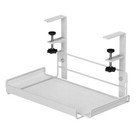 2X(Under Desk Cable Management Tray, Workstation Storage, Metal Cable Tray7277