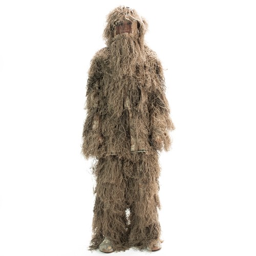VIVO Ghillie Suit Adult M/L Dry Grass Woodland Camouflage, 3D 4-Piece + Bag - 第 1/8 張圖片