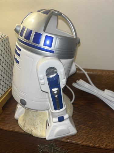 Retired Scentsy Star Wars R2D2 Wax Warmer & Princess Leia Projection + Bars - Picture 4 of 7