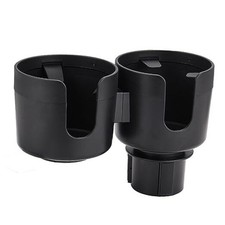 Dual Cup Holder Expander for Car - 2 in 1 Adjustable Car Cup Holder Adapter