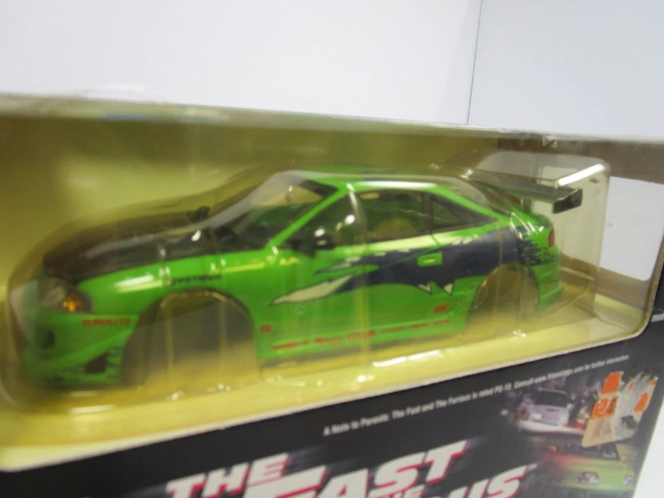 REVELL 1/25 FAST AND FURIOUS GREEN MITSUBISHI ECLIPSE DIECAST KIT NEW *READ* - Image 2 of 4