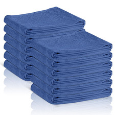 Surgical Towels for Cleaning Huck Towels 12 Pack 100 Cotton Size 15X25 Blue