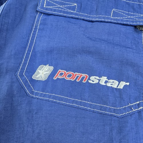 90s Pornstar Skateboards Cargo Adjustable Bomber Pants Measuring Tape Zipper 28 - Picture 12 of 19