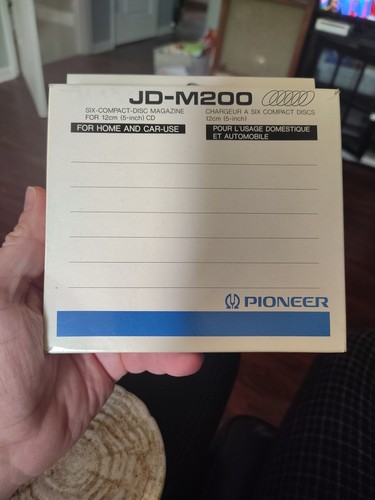 Pioneer Six CD Compact Disc Magazine JD-M200 Home and Car CD Players