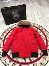 Canada Goose Chilliwack Bomber Jacket 01 Red Men's Size XXL