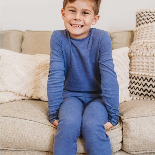 Made in USA Big Boys Thermal Underwear Set Perfect for Sensitive Skin SPD Sen... - Picture 2 of 8