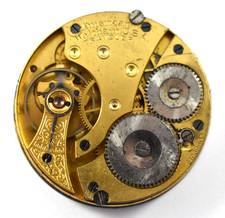 Vintage Waltham Traveler 16s 7J Hunting Pocket Watch Movement lot.v2