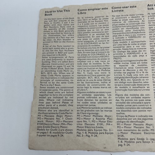 Vintage Meccano 2/3 Outfit Catalogue Models Names Numbers England - Picture 11 of 14