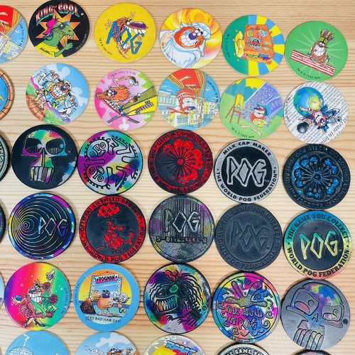 Gran Lote Mixto Colección POGs Años 90 Piezas Juego - Imagen 6 de 20