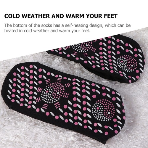 6 pares de calcetines de salud autocalentables para hombre y hombre calentados eléctricos para mujer - Imagen 5 de 12