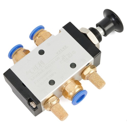 4R210-08 Push Pull Pneumatic Valve 5 Ways 2 Pos 1/4" For BSPT& Connector R - Picture 13 of 20