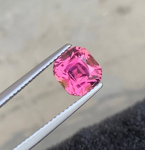 2,70 Karat Rosa Turmalin Kissenschliff Natur Afghani Lose Edelstein - Bild 3 von 5