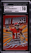 2021 Donruss Optic My House! #MH-12 Patrick Mahomes CGC 10 GEM MINT
