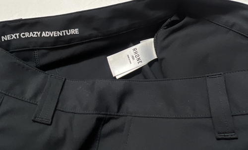 Pantaloncini corti uomo Rhone Commuter taglia 36 9" cuciture interne neri nuovi con etichette - Foto 3 di 11