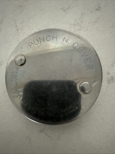 VINTAGE MOELLER MFG CO. PUNCH N COVER, 3" EDELSTAHL, FÜR KONSERVENMILCH