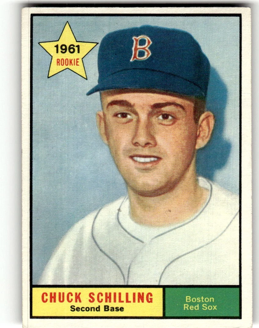 1961 Topps Chuck Schilling Rookie #499