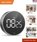 LED Display Countdown Timer - Adjustable Volume & Magnetic Back for Cooking