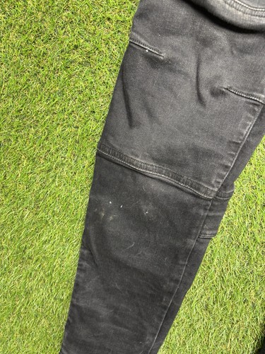 G Star Raw Jeans Mens 36 Black Denim Airblaze 3D Skinny Moto Biker Cargo y2k - Picture 11 of 18