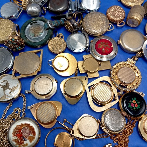 Restposten Damen Vintage mechanische Anhänger/Anhänger/Ring Uhren ERSATZTEILE/REPARATUREN x 67 - Bild 15 von 17