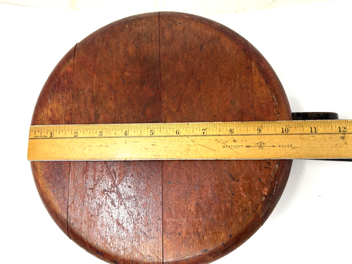 Vintage Wooden Fold Down Seat Stool Wall Mount Phone Booth RV Hideaway Train - Picture 8 of 16