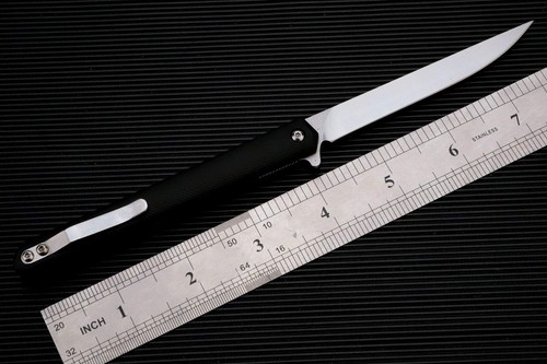 GA035 Small Slim Folding Pocket Flipper Knife, 3.5 inches 5CR13 Drop Point Bl... - Picture 6 of 6