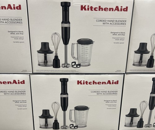 KitchenAid Mélangeur à main filaire à vitesse variable avec accessoires - Photo 3/5